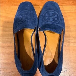 Tory Burch Women's Navy Leigh Loafers